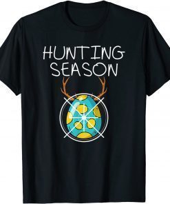 Hunting Season Eggs Deer Easter Day Egg Hunt Hunter T-Shirt