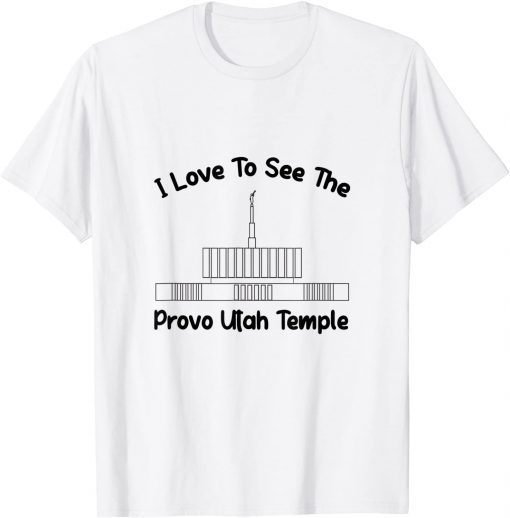 Provo Utah Temple, I love to see my temple, primary T-Shirt