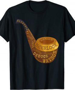 Smoking Pipe - Novelty Sherlock Holmes T-Shirt