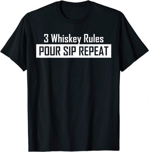 Whiskey Clothing 3 Whiskey Rules Tee Shirt