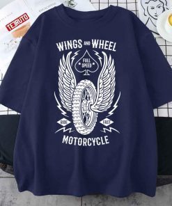 Wings And Wheel Motorcycle Lover T-Shirt