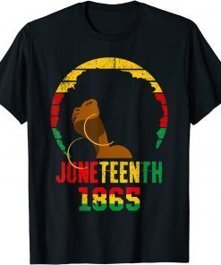 1865 Juneteenth Celebrate African American Freedom Day Women Tee Shirt