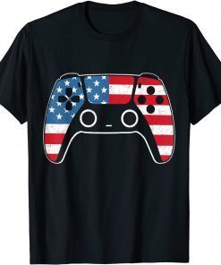 4th Of July Video Game Gamer USA T-Shirt