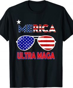 4th of July Ultra Maga American Flag T-Shirt