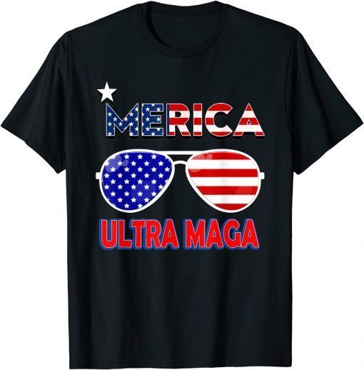 4th of July Ultra Maga American Flag T-Shirt