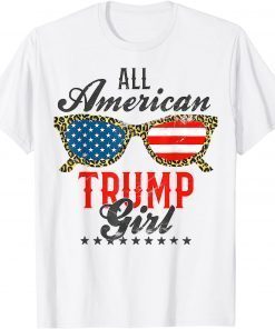 All American Trump Girl 2022 4th July Tee Shirt