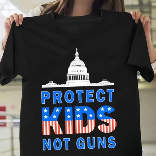 American Protect Kids Not Guns, End Gun Violence T-Shirt