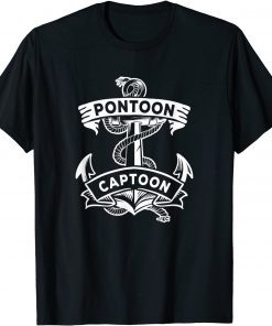 Anchor fashion - Pontoon Boat Anchor Captain Captoon T-Shirt