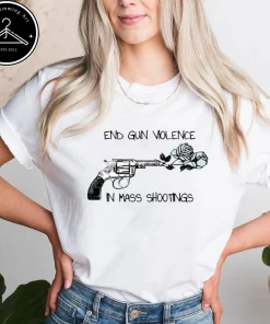 End Gun Violence In Mass Shooting, Pray For Uvalde Texas T-Shirt