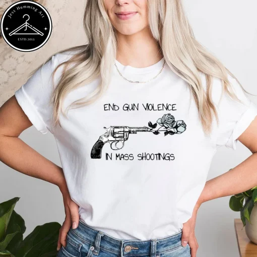 End Gun Violence In Mass Shooting, Pray For Uvalde Texas T-Shirt