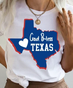 God Bless Texas, Prayers for Texas, Anti Gun Pray For Texas T-Shirt