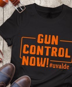 Gun Control Now, Peace and Love, Uvalde Strong T-Shirt