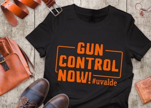 Gun Control Now, Peace and Love, Uvalde Strong T-Shirt