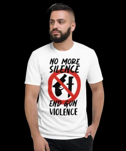 No more silence end gun violence, Anti Gun Pray For Texas Tee Shirt