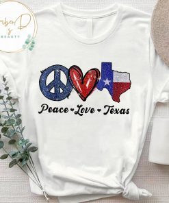 Peace Love Texas Uvalde Texas Strong Pray T-Shirt