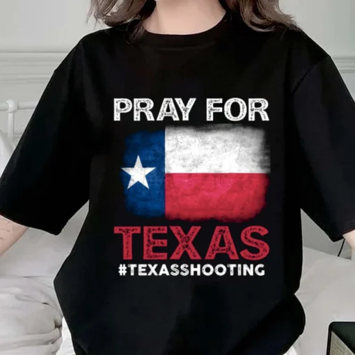 Pray For Texas School Shooting, Uvalde Strong T-Shirt