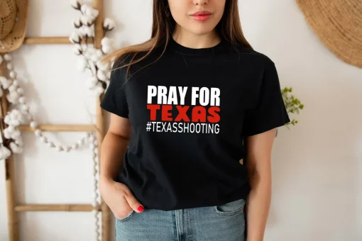 Pray For Texas, Stop School Shooting Tee Shirt