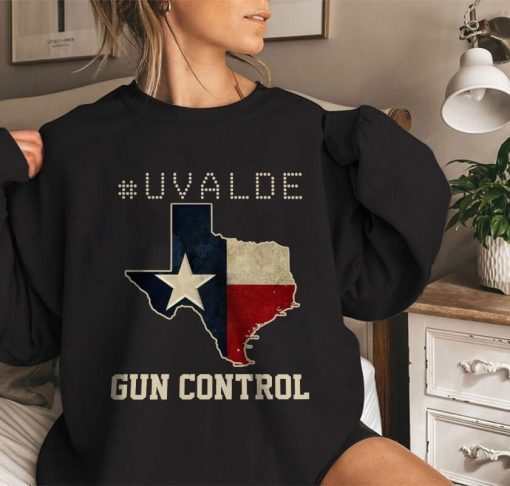 Pray for Texas Uvalde Strong Gun Control Now Tee Shirt