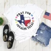 Pray for Uvalde Texas Flag, Texas School Shooting T-Shirt