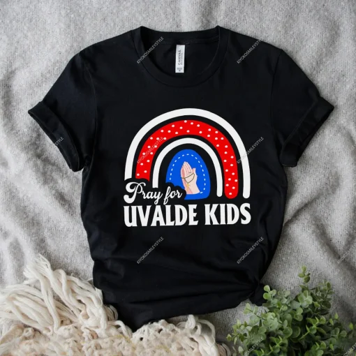 Prayer Uvalde Kids Rainbow, Protect Our Kids End Gun Violence, Pray For Uvalde Texas T-Shirt