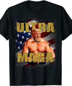 Pro-Trump, Trump Muscle, Ultra Maga American-Muscle T-Shirt