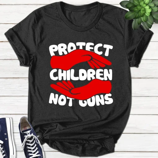 Protect Children Not Guns, Pray For Uvalde, Texas Strong T-Shirt