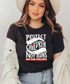 Protect Our Children Not Guns, Protect Our Kids Not Guns, Pray for Uvalde T-Shirt