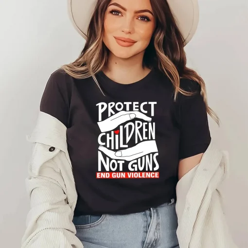 Protect Our Children Not Guns, Protect Our Kids Not Guns, Pray for Uvalde T-Shirt