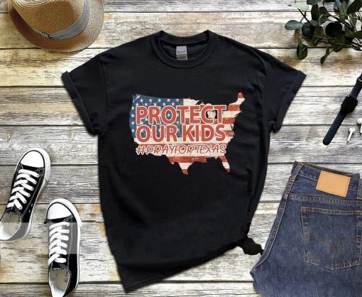 Protect Our Kids, Pray For Texas T-Shirt