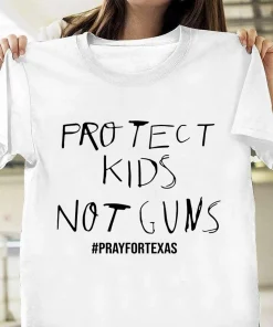 Protect kids not gun, Pray for Uvalde Texas, Uvalde Texas Strong American Flag Cross T-Shirt