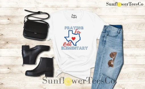 Robb Elementary Uvalde, Pray for Uvalde, Texas School Shooting T-Shirt