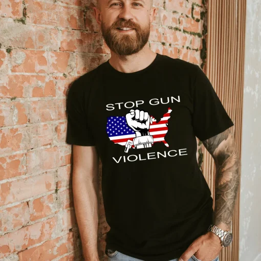 Stop Gun Violence, Pray For Uvalde, Texas Strong T-Shirt