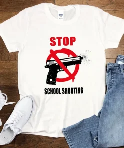 Stop School Shooting Pray For Texas T-Shirt