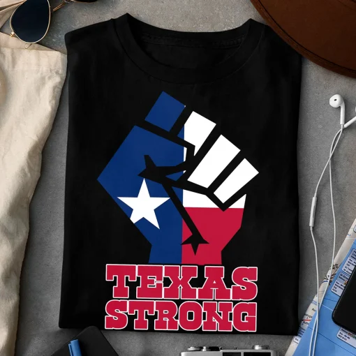 Texas Strong Texas Shooting Pray For Texas, Gun Control Now T-Shirt