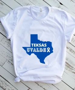 Texas Uvalde,Pray For Texas,Texas Map Tee Shirt