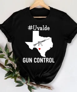 Uvalde Gun Control Now, Pray For Texas T-Shirt