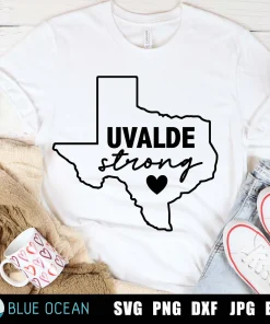 Uvalde Strong, Anti Gun Pray For Texas T-Shirt