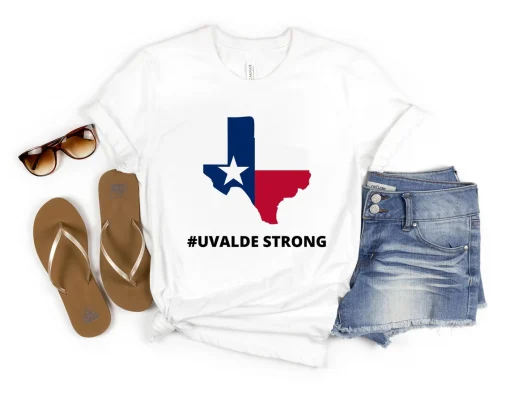 Uvalde Strong, Gun Control Now, Texas School Shooting T-Shirt