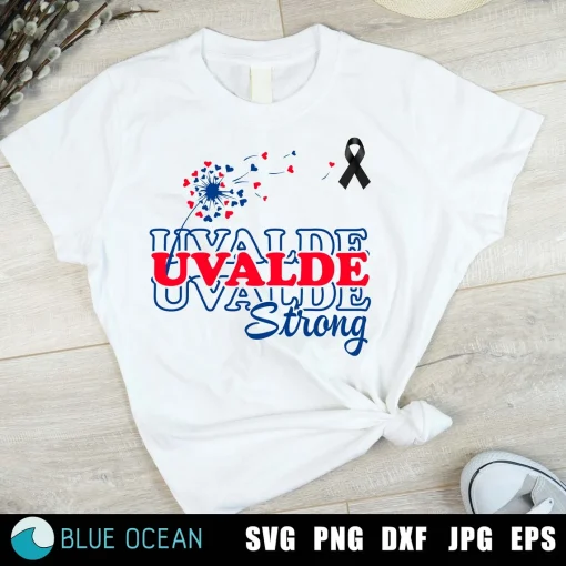 Uvalde Strong, Uvalde Texas Strong Pray,Protect Kids Not Guns T-Shirt