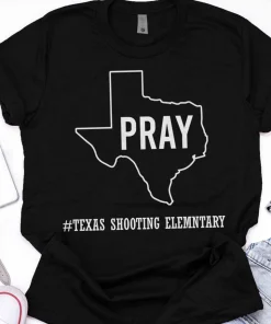 Vintage Texas Shooting Pray For Tesax Protect Kids Not Gun T-Shirt