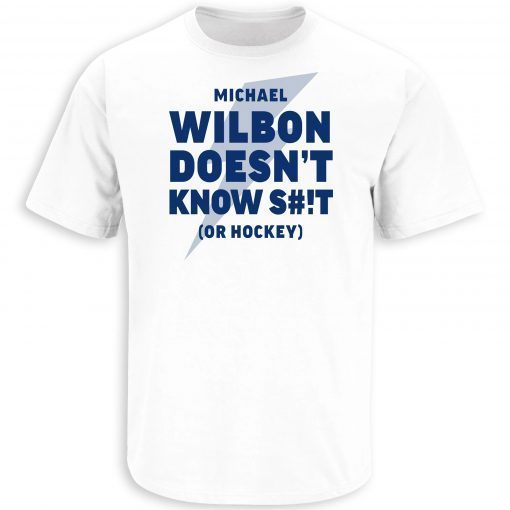 Wilbon Doesn't Know S#! Tampa Bay Hockey T-Shirt