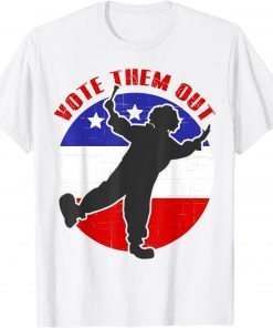 2022 Election Republican Red Democrat Blue Vote Clown Out T-Shirt