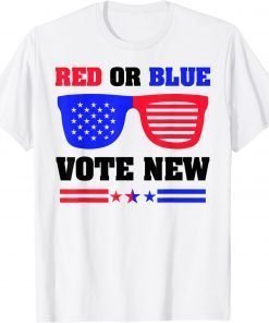 2022 Election Republican Red Democrat Blue Vote New Congress T-Shirt