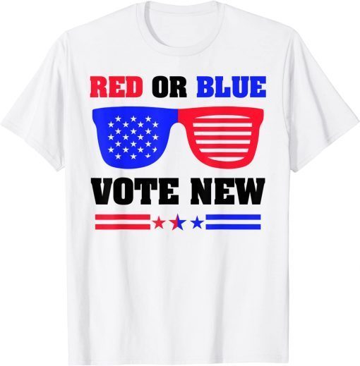 2022 Election Republican Red Democrat Blue Vote New Congress T-Shirt