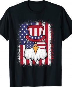 4th Of July American Flag Patriotic Eagle USA T-Shirt