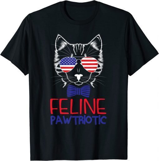 4th Of July Cat Independence Day Patriot USA T-Shirt