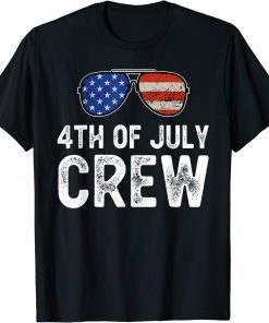 4th Of July Crew Matching Family T-Shirt