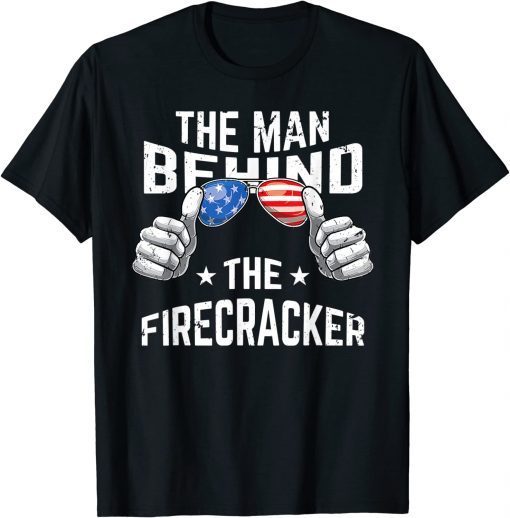 4th Of July Pregnancy The Man Behind The Firecracker T-Shirt