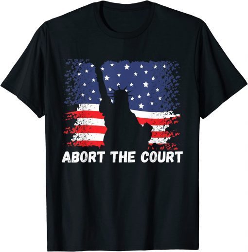 Abort the Court - Roe v Wade - Mind Your Own Uterus T-Shirt