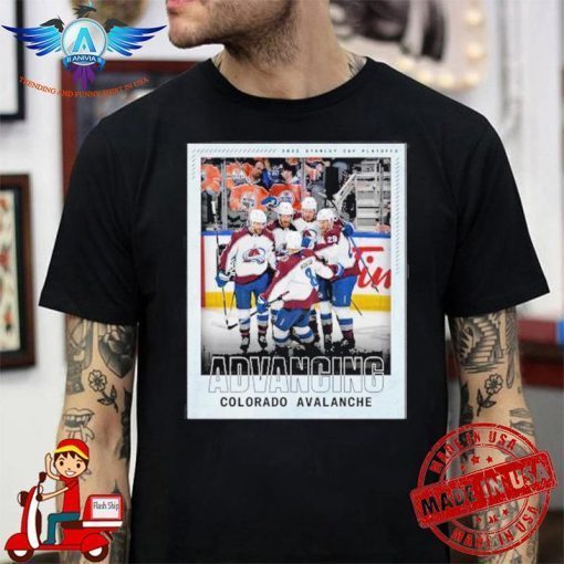 Advancing Colorado Avalanche 2022 Western conference champions T-Shirt